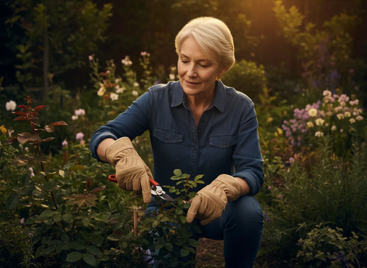 Retiree enjoying a hobby feeling confident about their financial future
