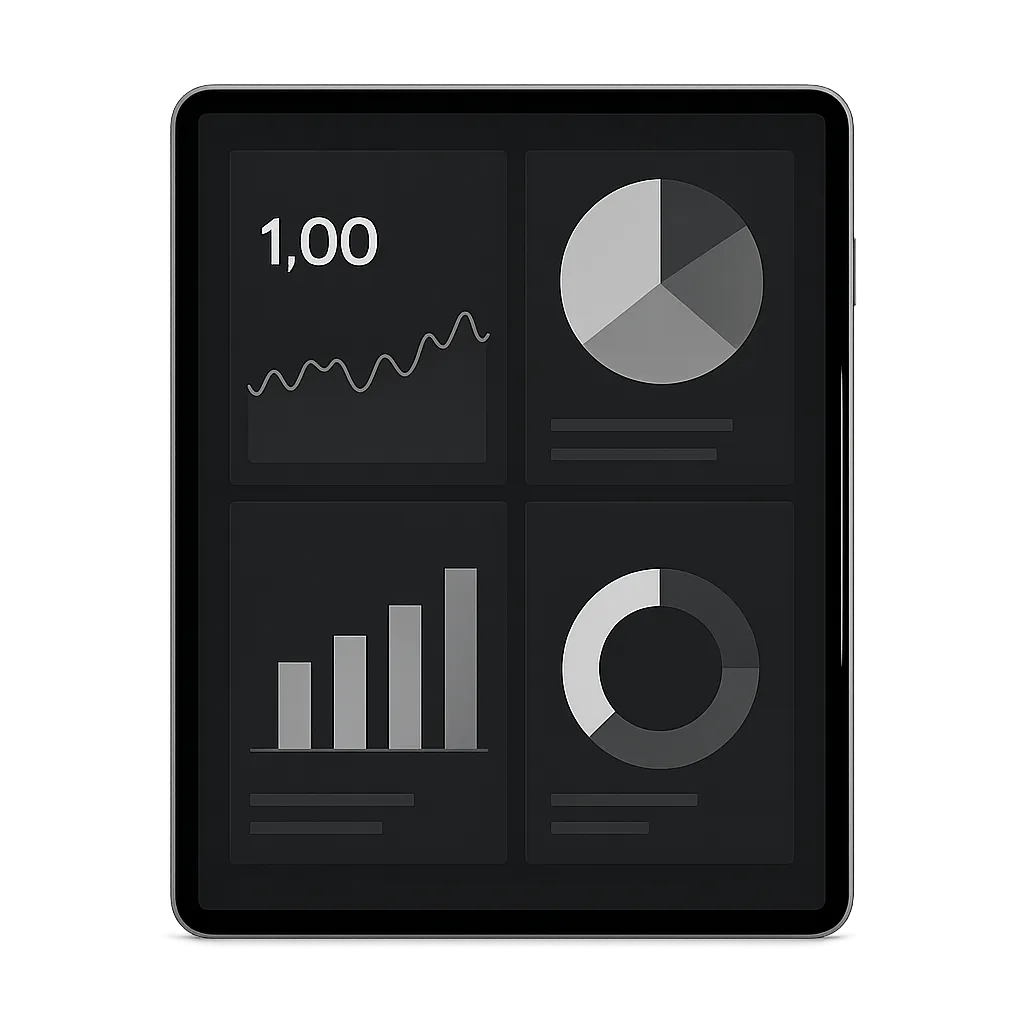 Lawyers Growth System Dashboard Mockup on Prestige Frame