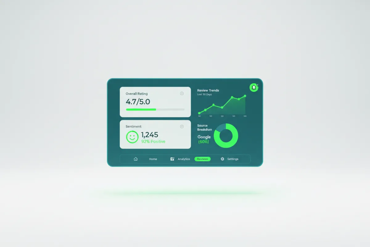 Reputation Management System Dashboard