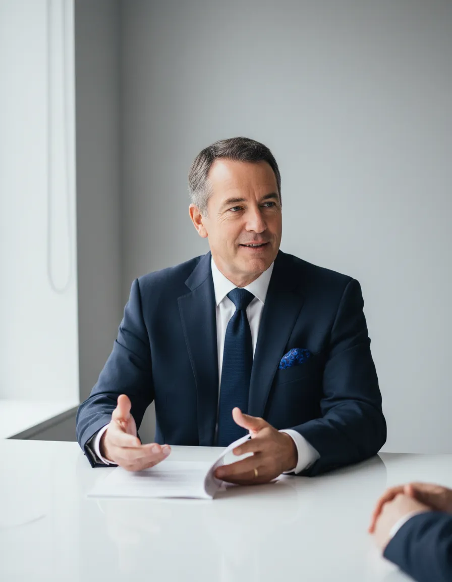 Brian Godfrey working in discussion