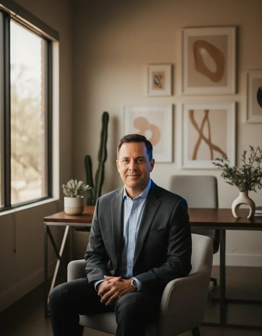 Attorney David DeGroot in his McAllen office