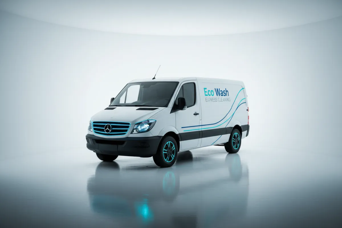 Eco Wash Express Cleaning Service Vehicle