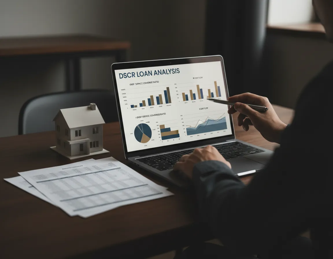 Investor analyzing rental property returns