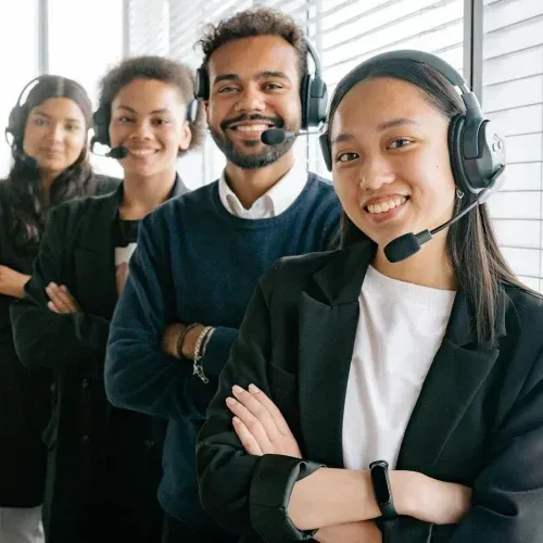 Customer service team