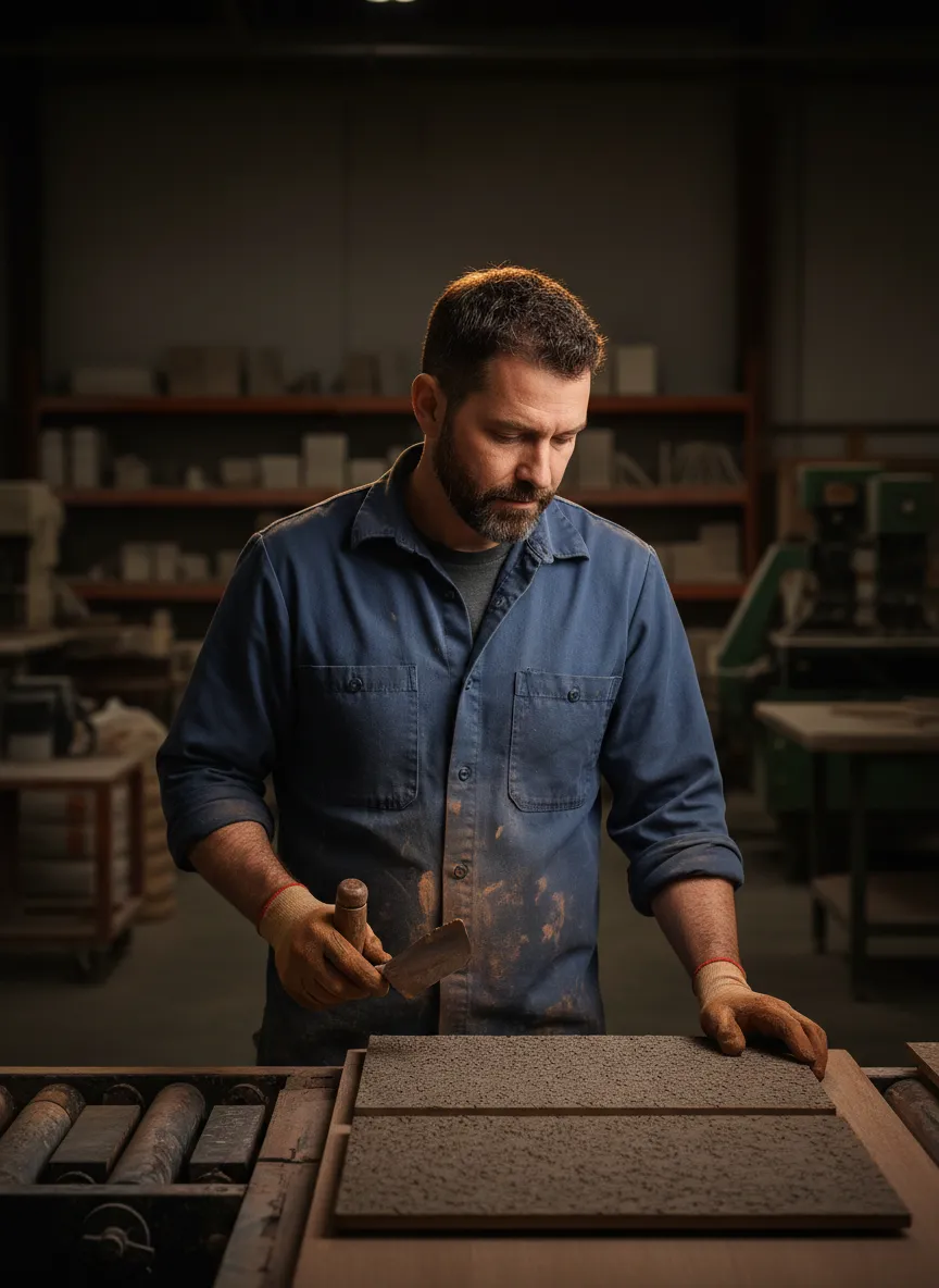 Kevin Tamachaski hard at work