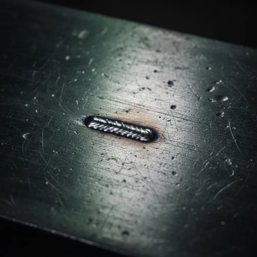 Pristine welding seams on custom steel fabrication