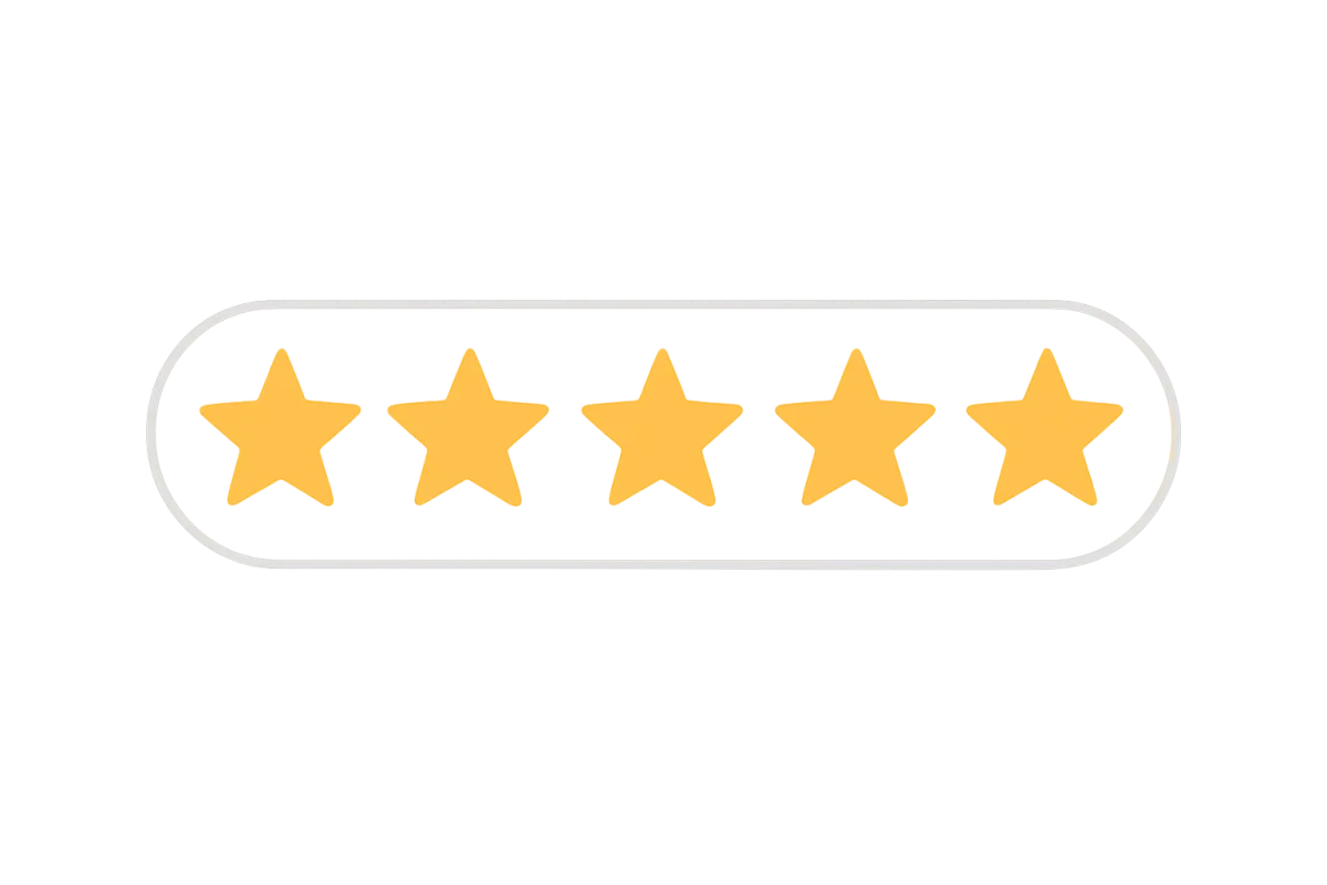 Five-star reviews