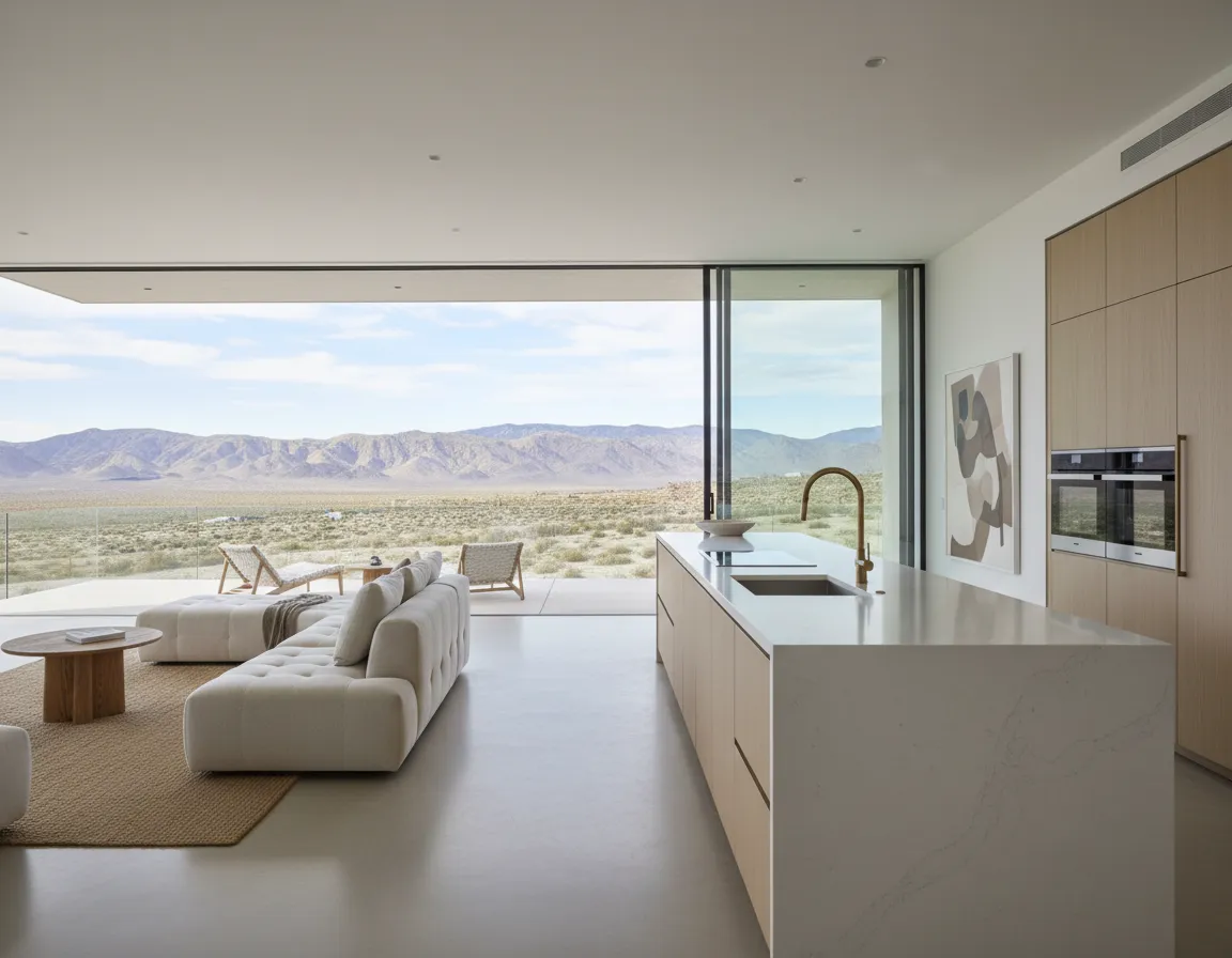 Open concept kitchen expansion merging indoor and outdoor spaces