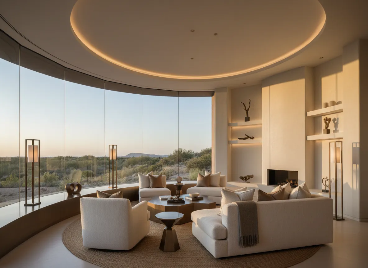 Finished luxury remodeled living space