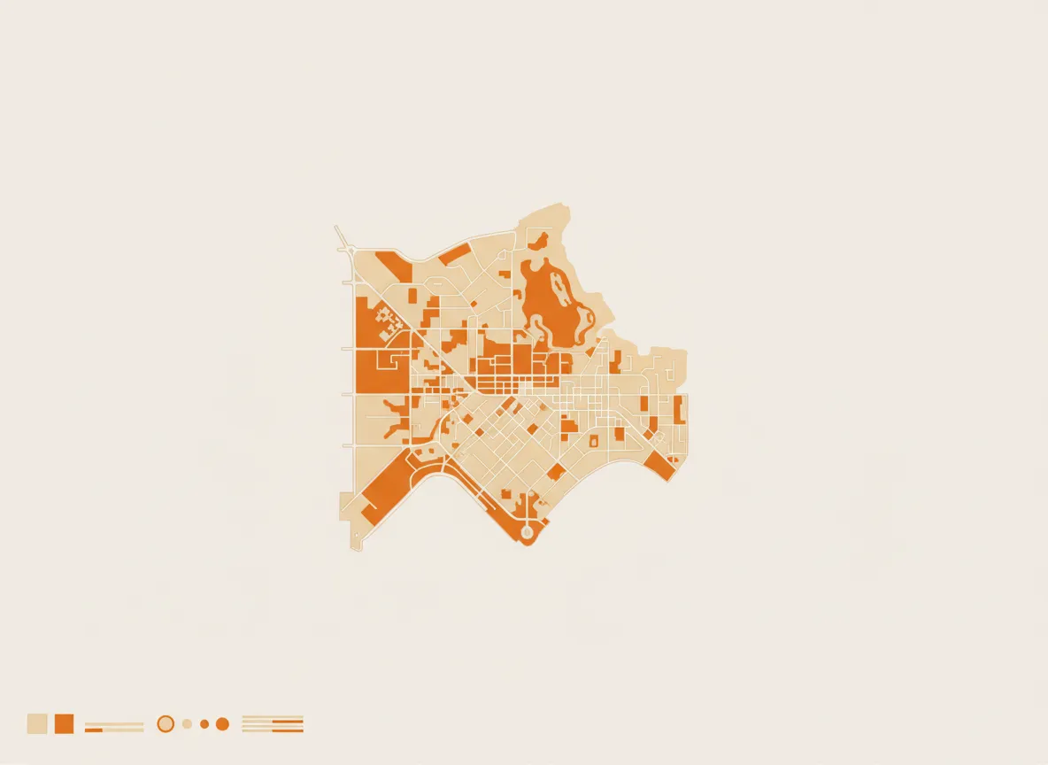 Stylized map highlighting North Scottsdale and Gainey Ranch service area