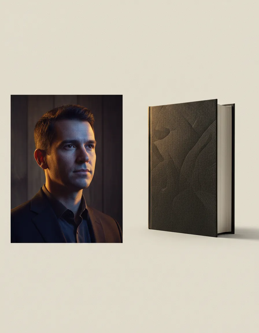 Orlando Alemán Banegas and Book Mockup