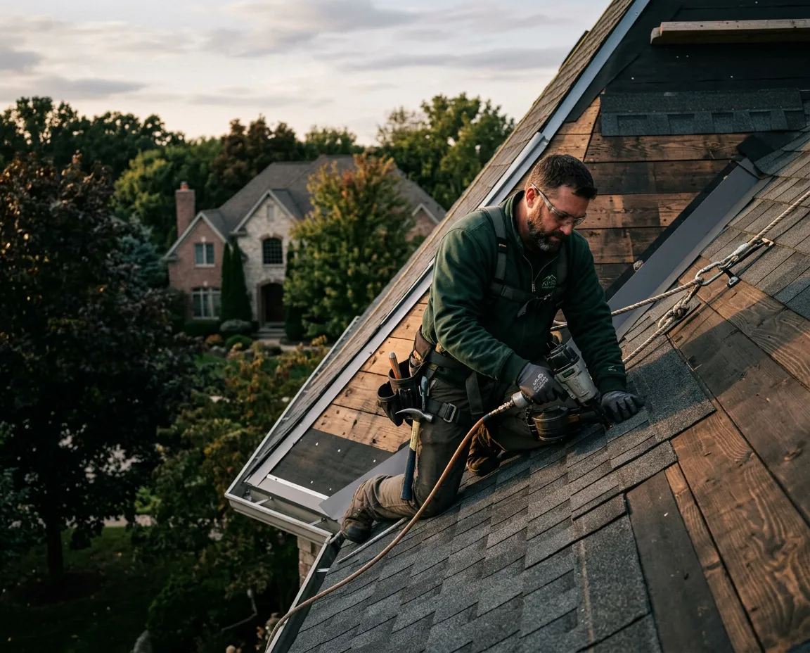 Architectural roofing installation and exterior contracting craftsmanship