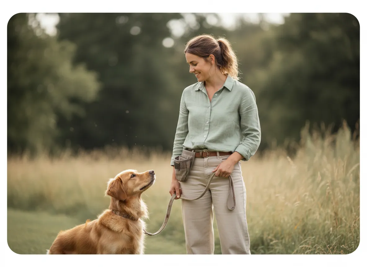Jemma, compassionate dog trainer