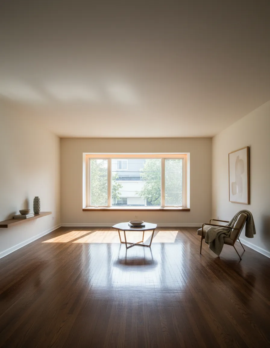 Classic empty Covina home interior or estate documentation
