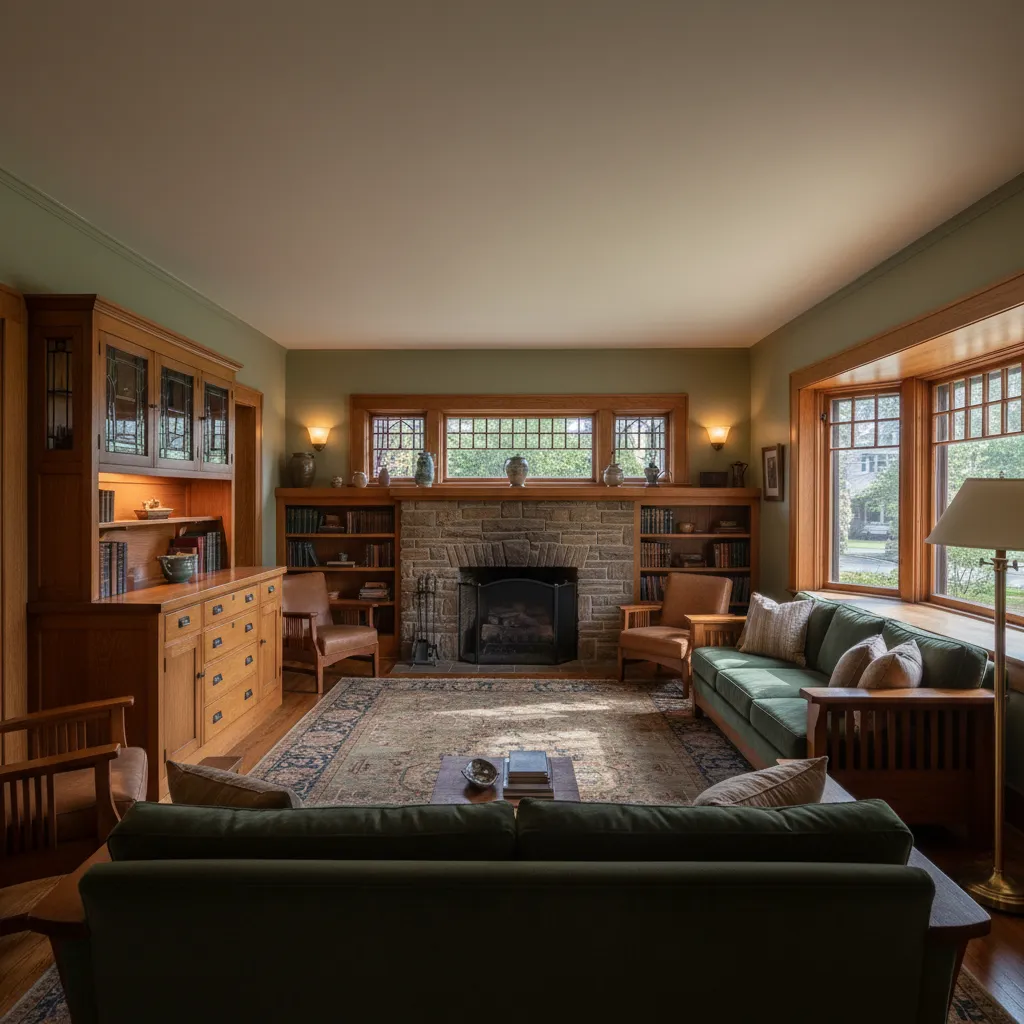 Craftsman home in Claremont showing authentic architectural details