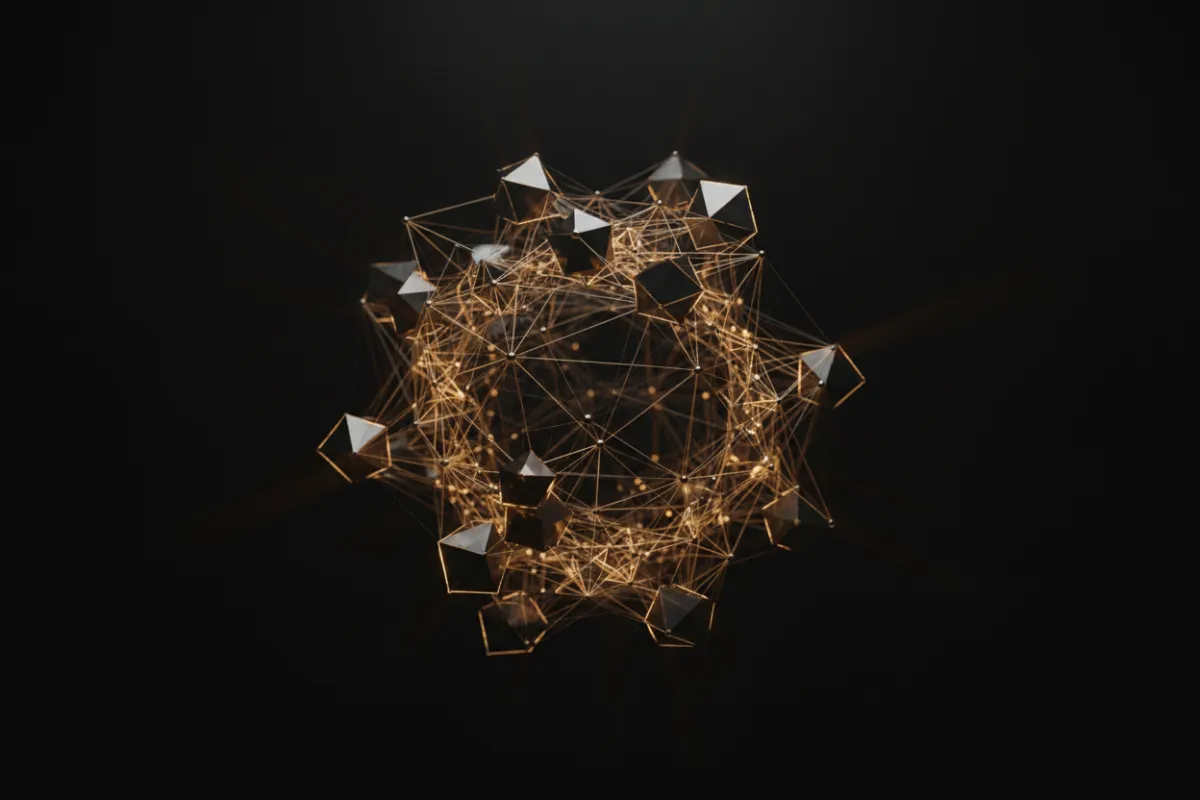 Interconnected node graphic representing 24/7 retention systems