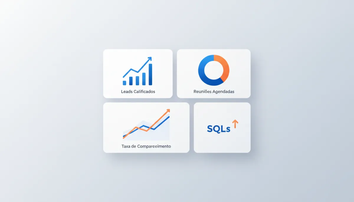 Panel con métricas de generación de leads y citas calificadas