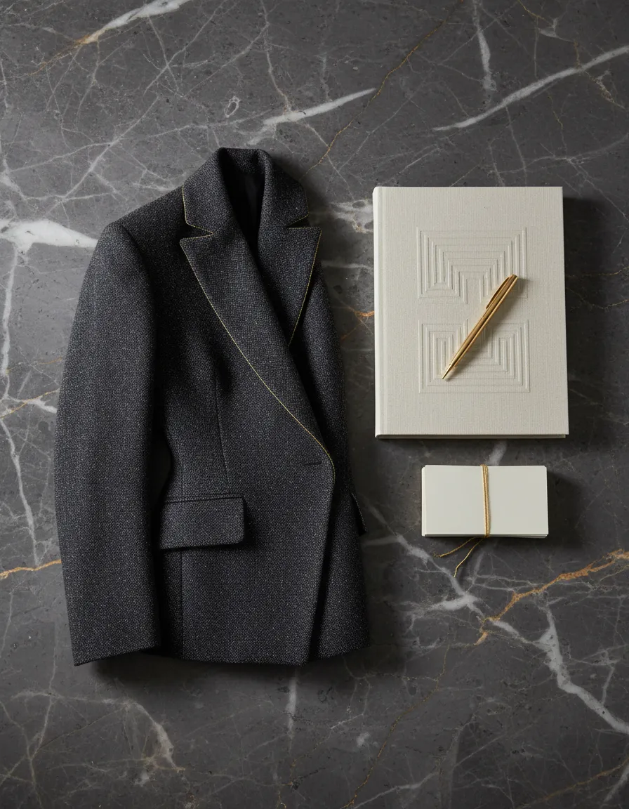 High fashion styling representing structural elegance