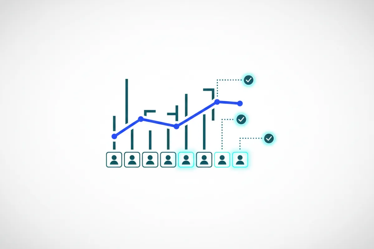Abstract graph representing remote hiring verification