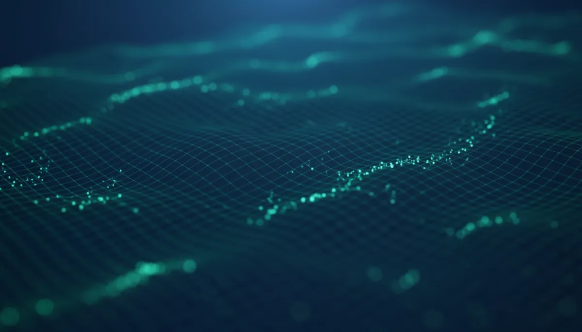 Modern financial technology interface showing secure infrastructure layers