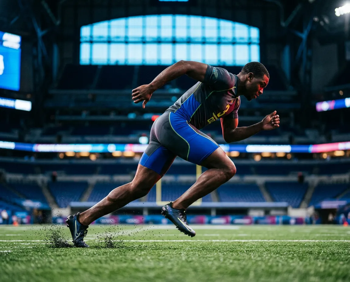 Biomechanical sprint kinematics and ground contact angles of an elite sprinter