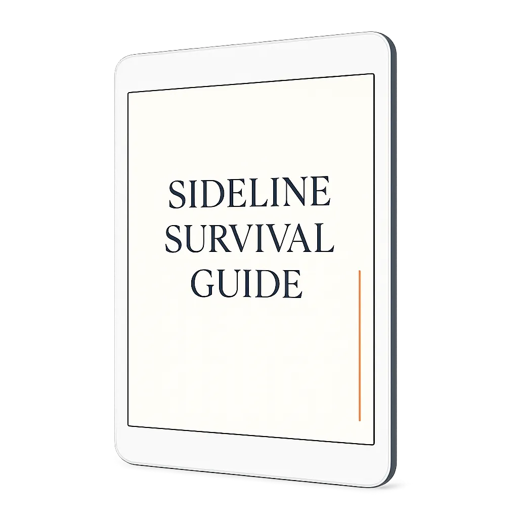 Sideline Survival Guide document mockup