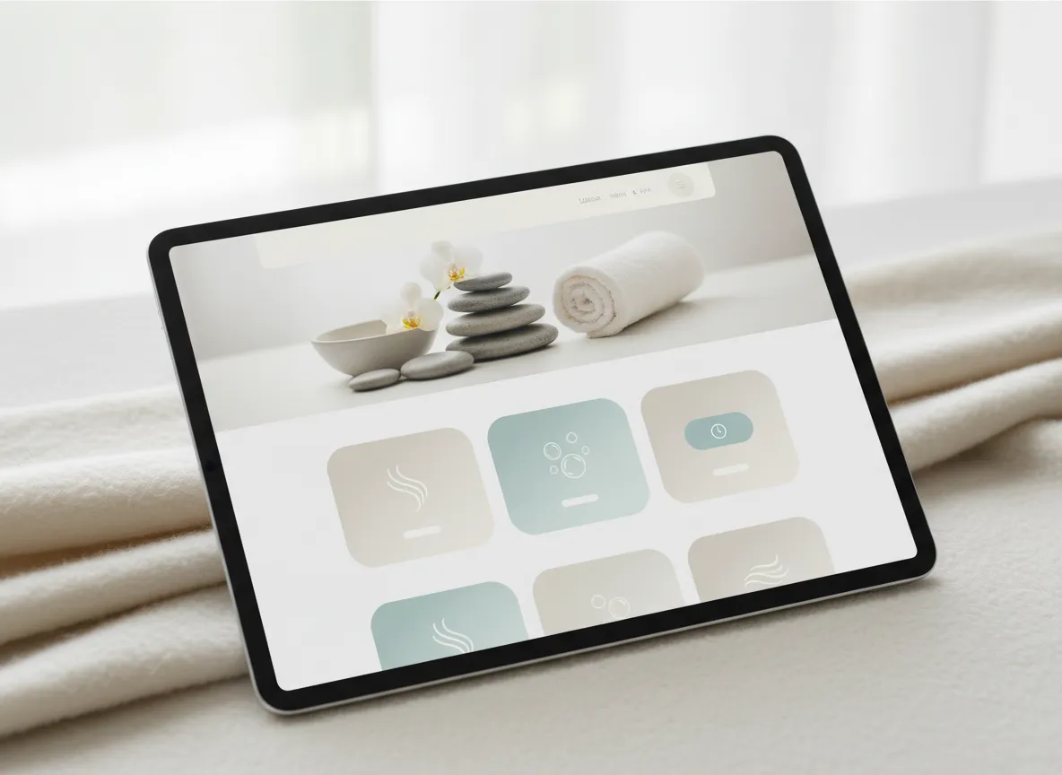 Sample local business website design
