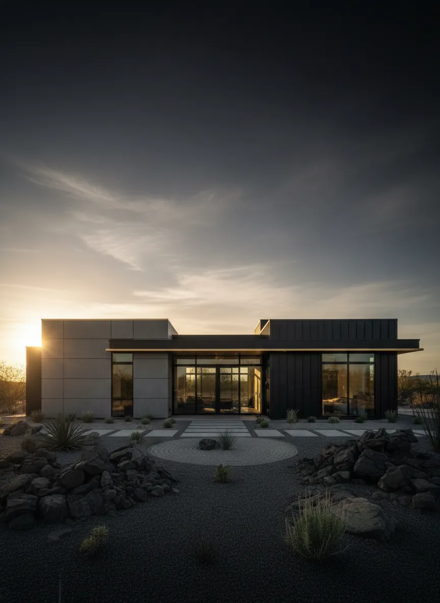 New Construction architectural pathway