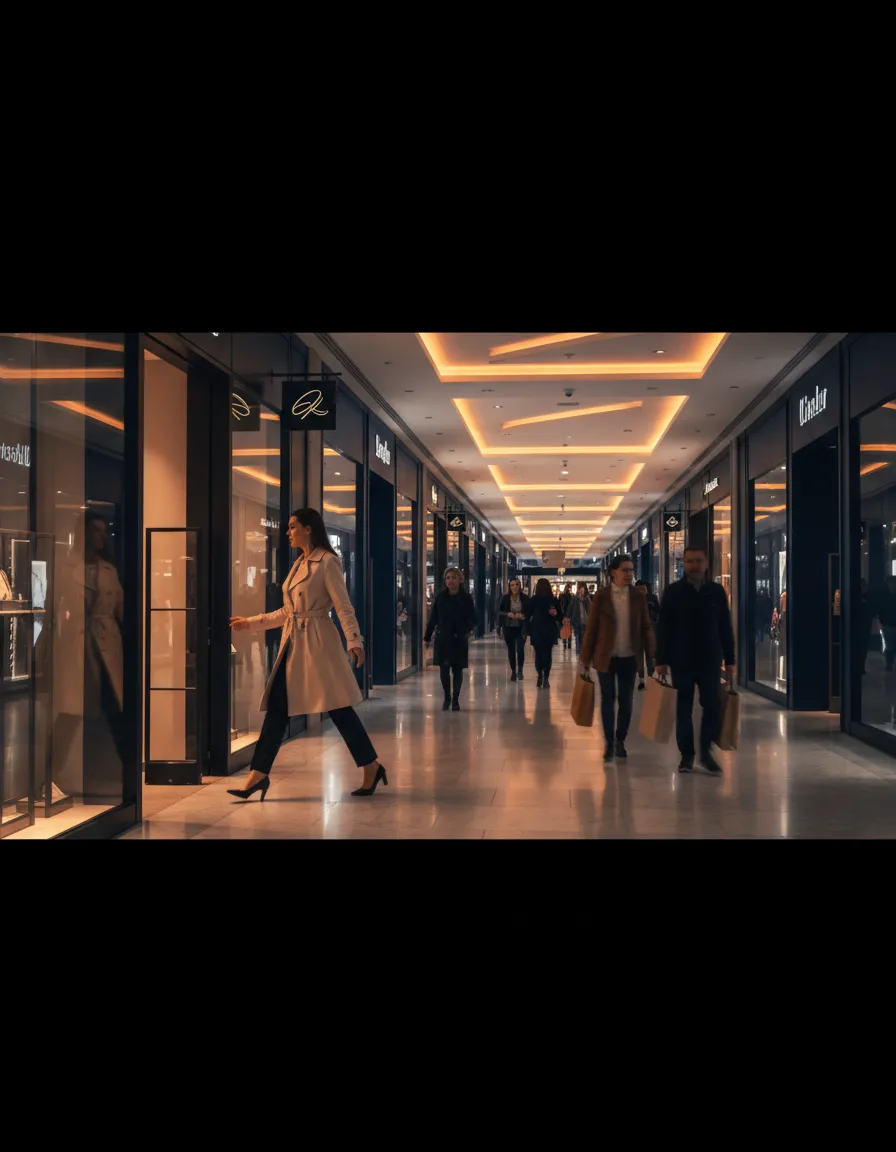 Customer walking into a competitor location