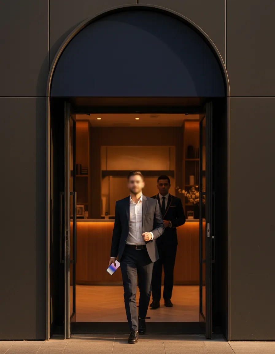Customer arriving at your business