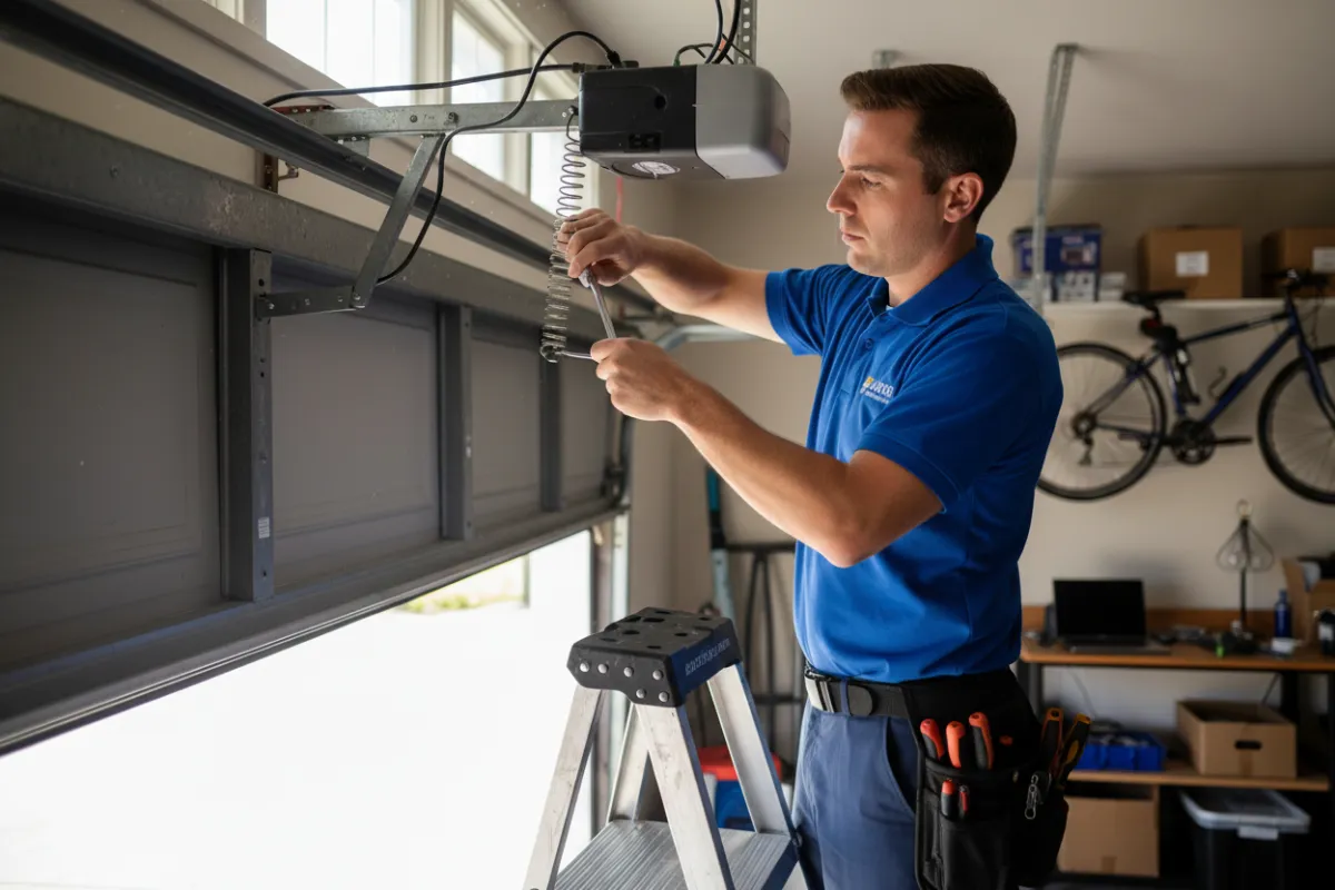 Garage door technician