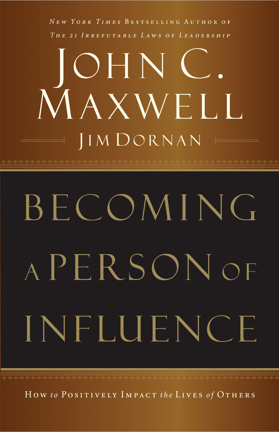 Becoming a Person of Influence Book Cover