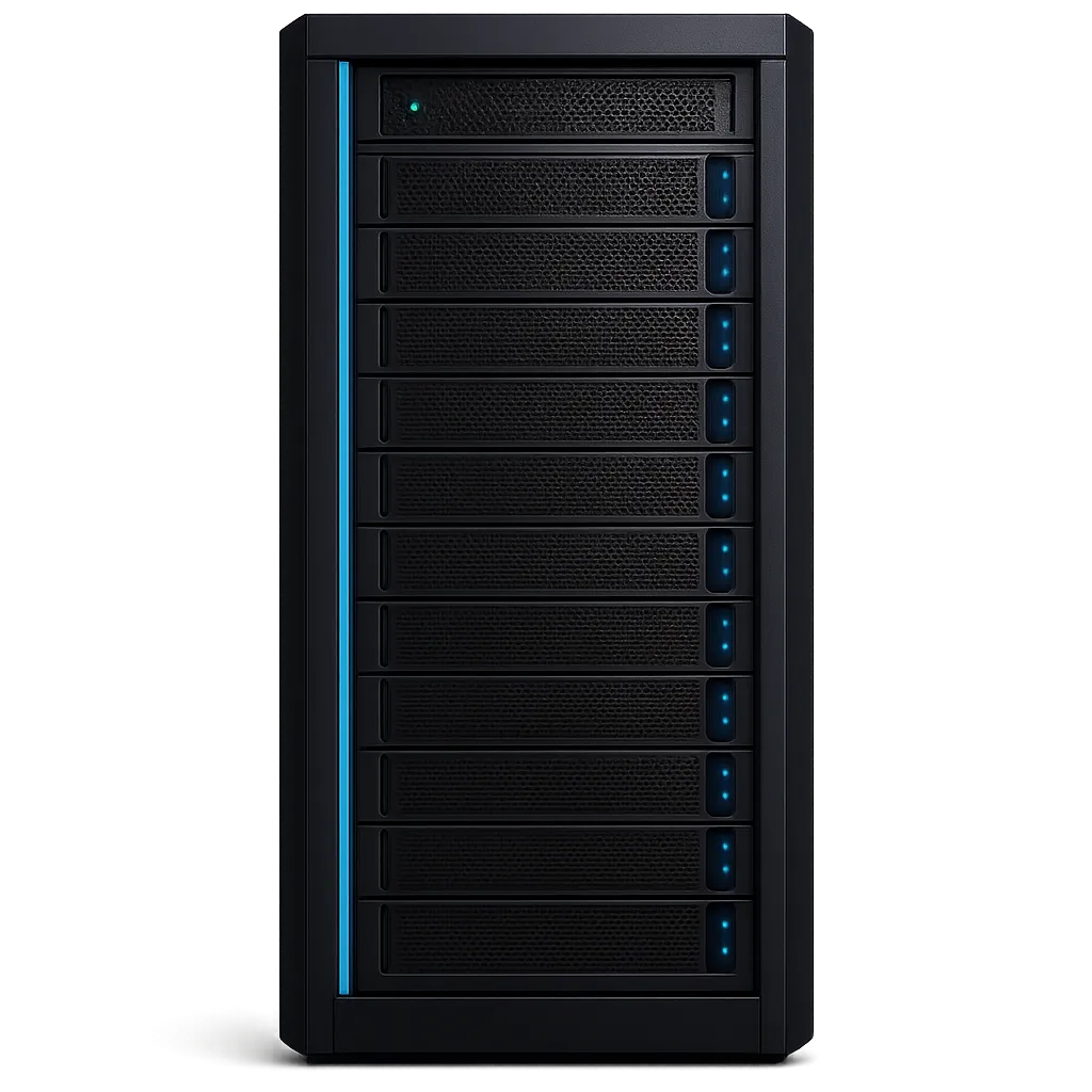 Technology enterprise IT servers cutout