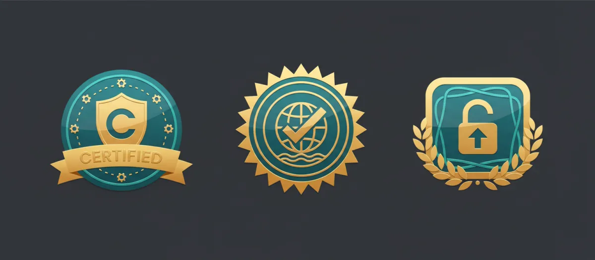 Industry Certifications and Trust Badges
