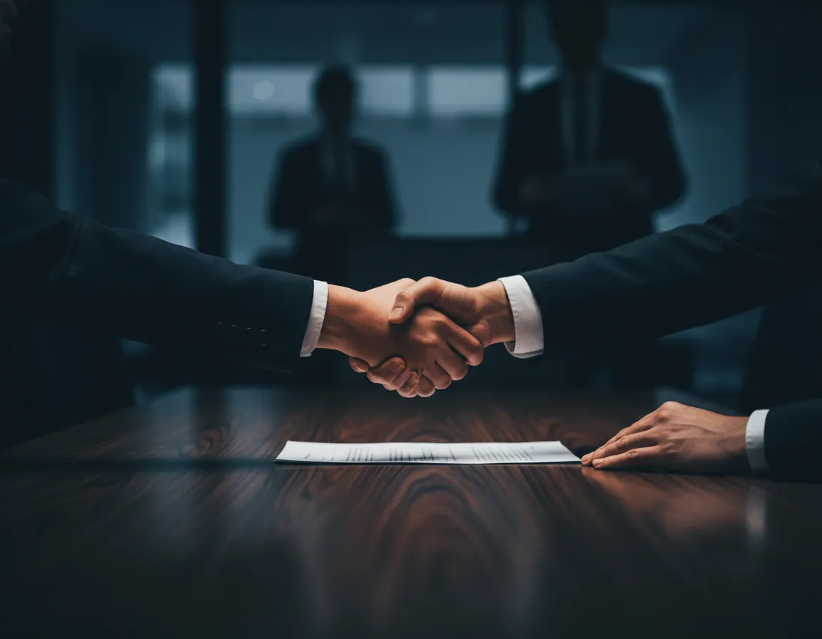 Fast commercial approval document signifying zero red tape