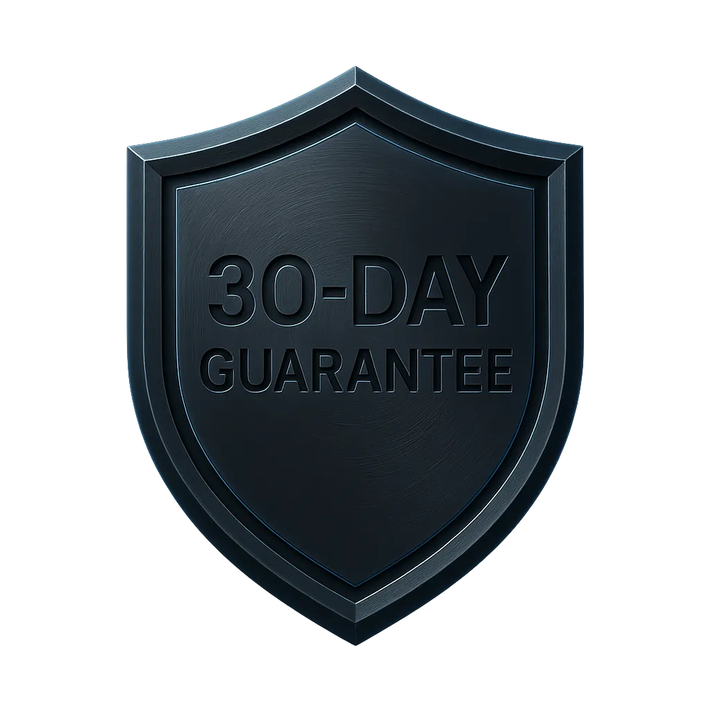 Tactical 30-Day Guarantee Shield Emblem