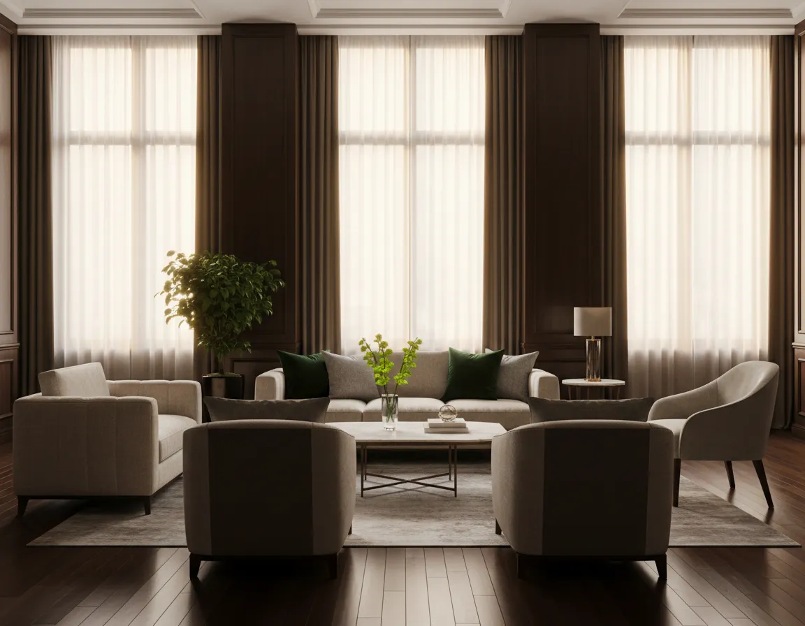 Furniture and hardwood floors protected from UV damage