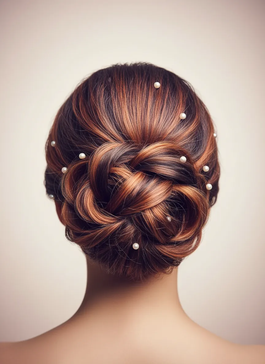 Elegant updo for a special occasion