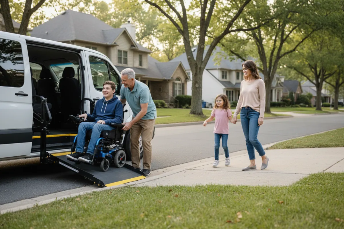 Accessible transportation service with diverse riders
