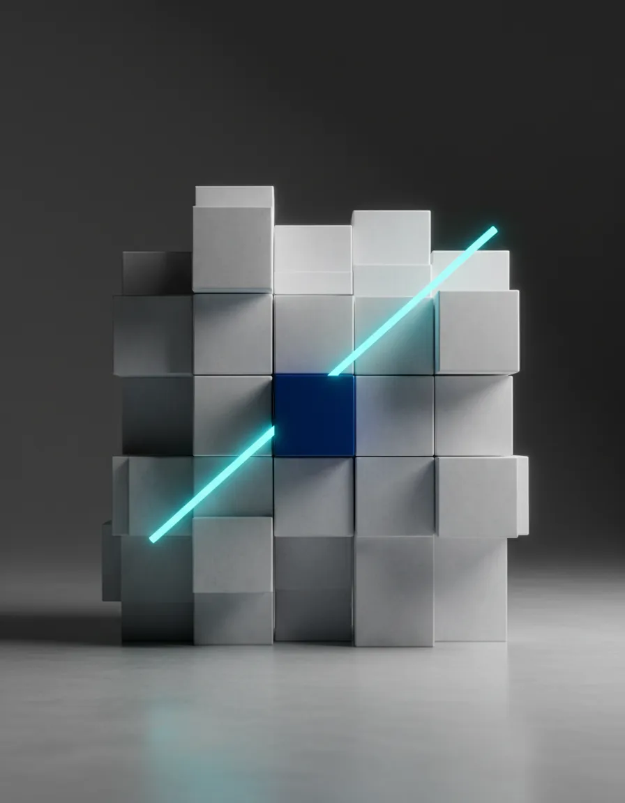 Abstract visualization of organizational friction and change management resistance