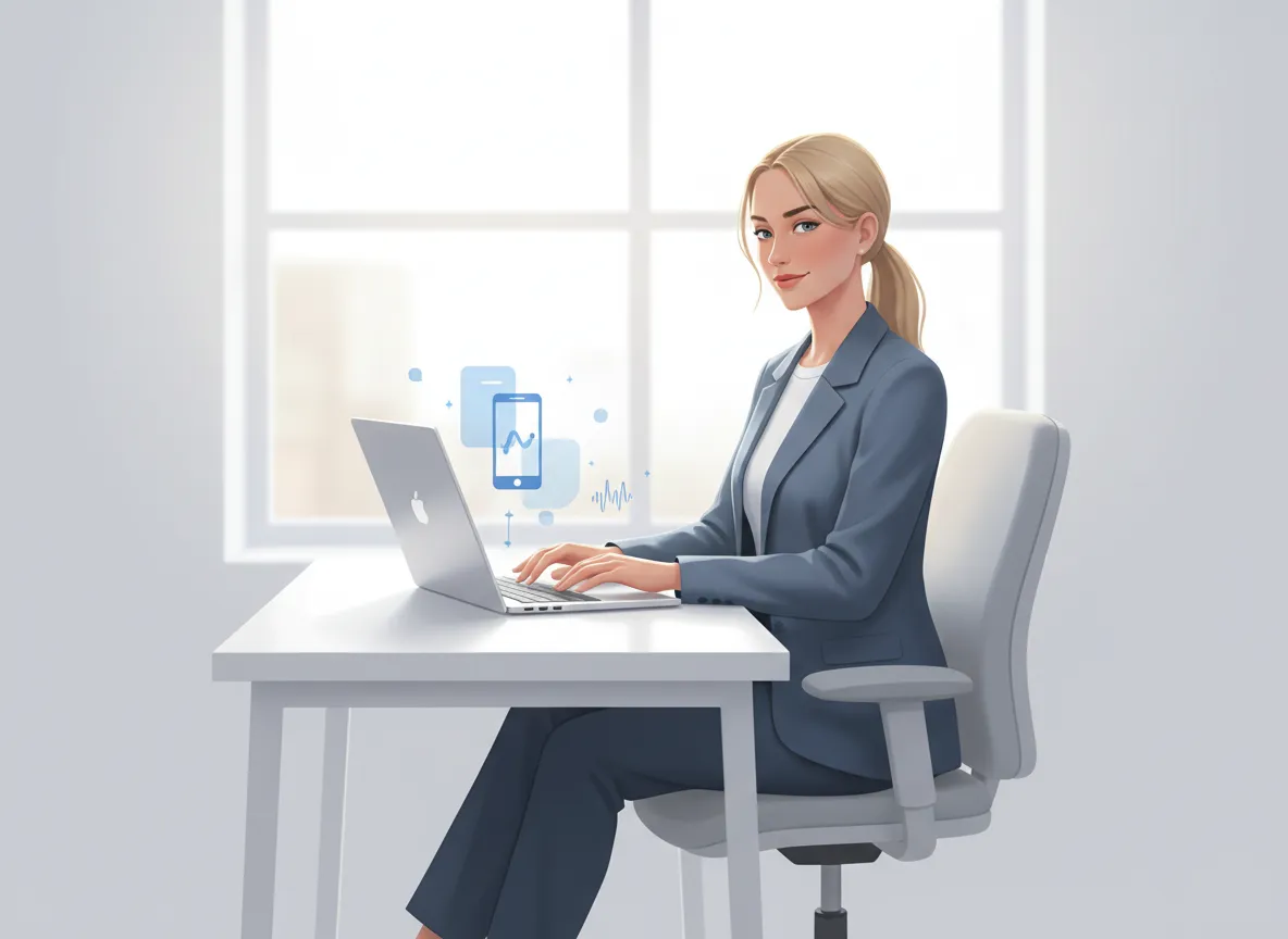 Agency founder using AI-powered phone support integrated with GoHighLevel