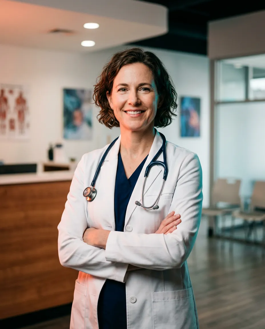 Dr. Sarah Pakman-Shetty clinical medical portrait