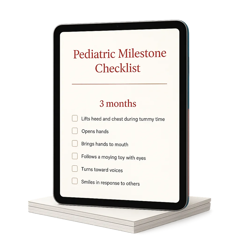 Digital developmental milestones guide bundle