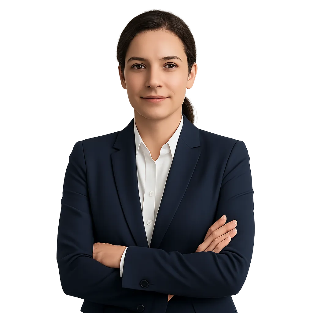 Retrato profesional fotorealista de adulto con fondo transparente