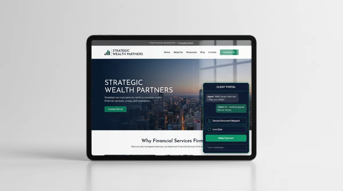 CatSimba white-labeled client widget interface displaying real-time ledger communication, instant payment gateway, and firm branding