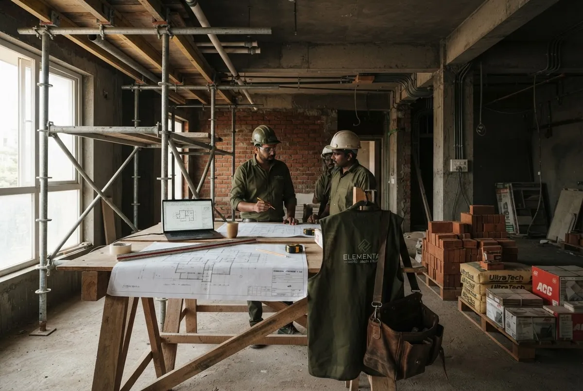 Architectural turnkey construction and project site management