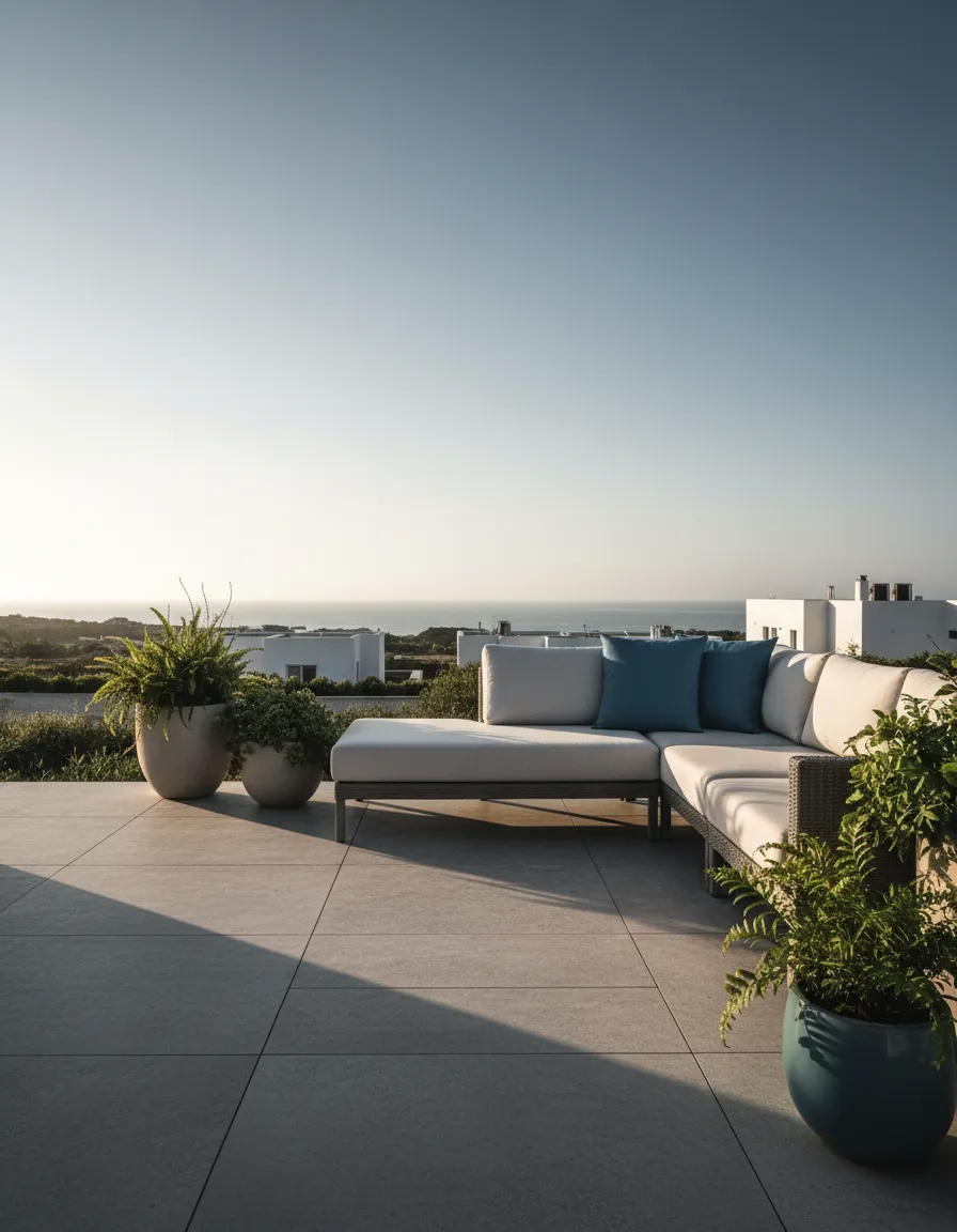 A relaxed property owner enjoying the benefits of managed hosting