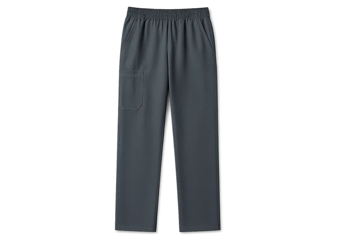 VEL Technical Classic Straight-Leg Scrub Pant with reinforced cargo pockets