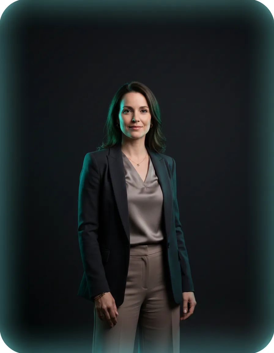 Professional portrait representing operational control