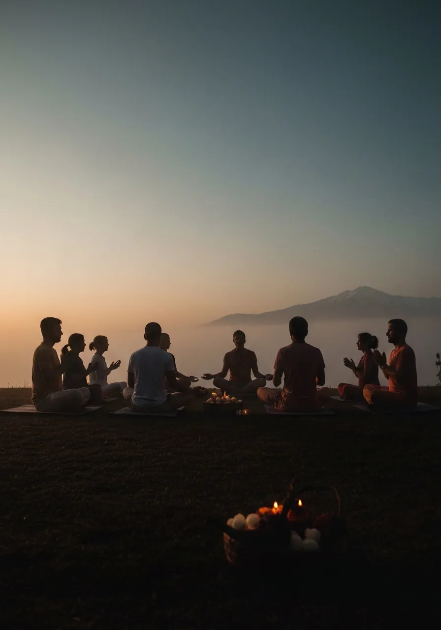 Shiv Sadhna Retreat Meditators